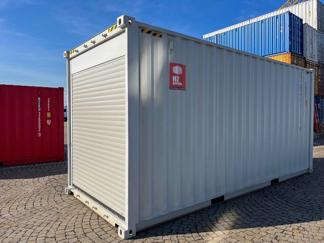 Contenitore 20 piedi High Cube con porte avvolgibili - Image 2