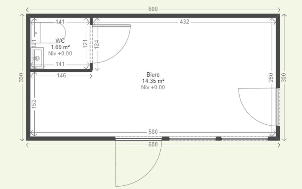 Modulo commerciale 18m² con servizi igienici - Image 10