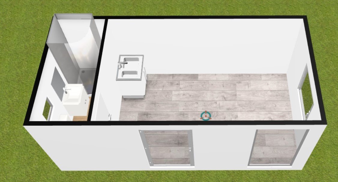 Modulo Container Abitabile di 17 mq