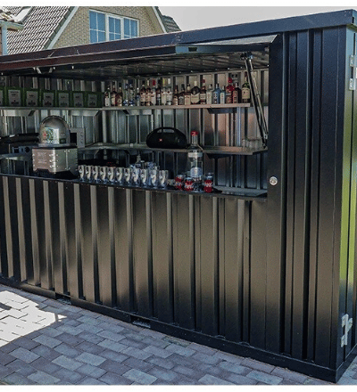 Contenitore Bar Démontable 3×2 Metri – Soluzione Compatta e Versatile