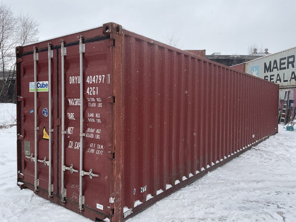 Contenitore Marittimo 40 Piedi STD Usato – Spazioso ed Economico