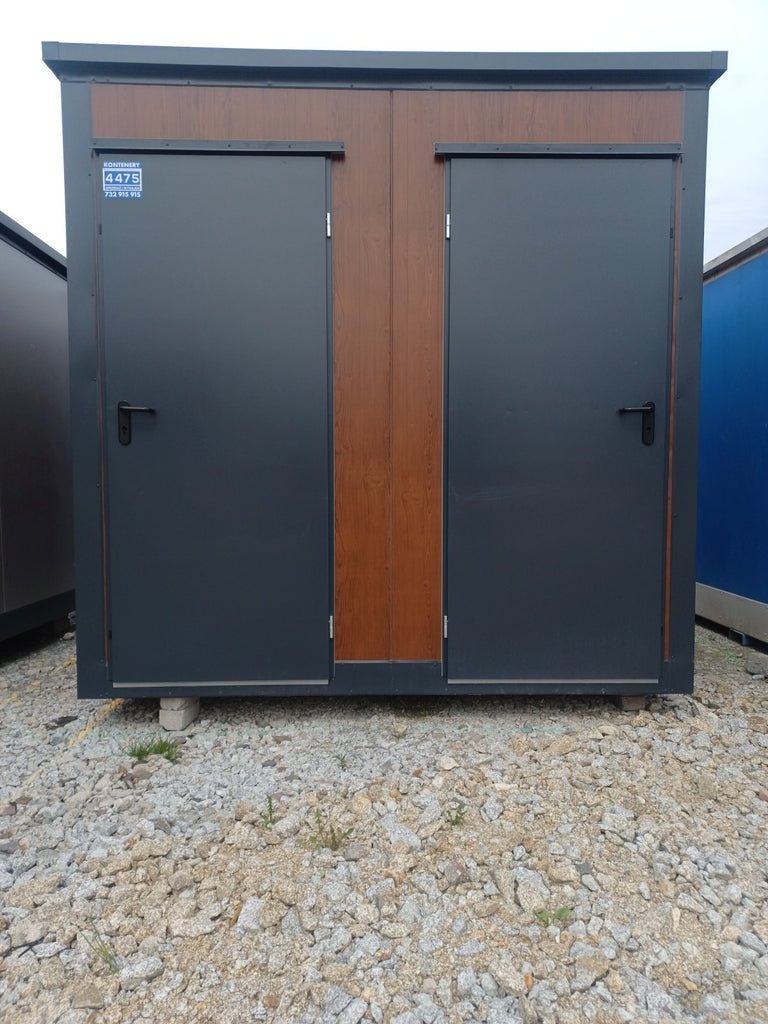 CONTAINER DOPPIO SANITARIO CON 2 CABINE – WC E DOCCIA - Image 2