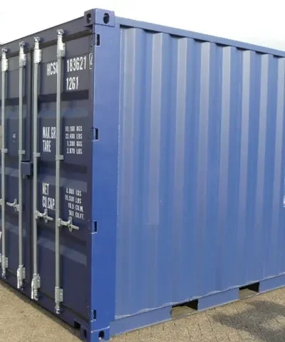 Container standard da 10 piedi blu