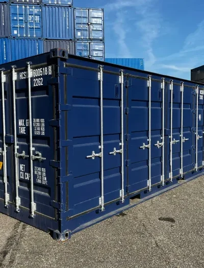 Container da 20 piedi con lato aperto