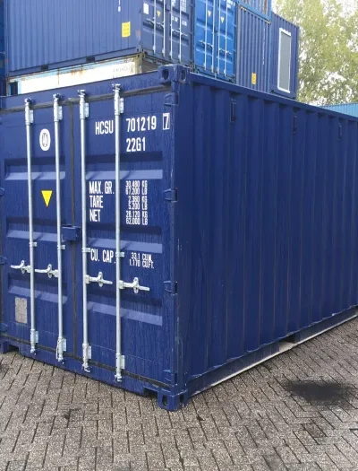Container standard da 20 piedi con pavimento in acciaio
