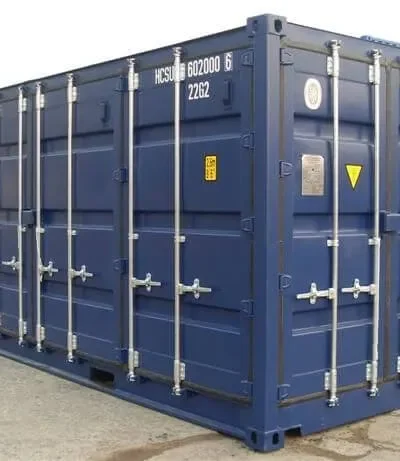 Container da 20 piedi con lato aperto