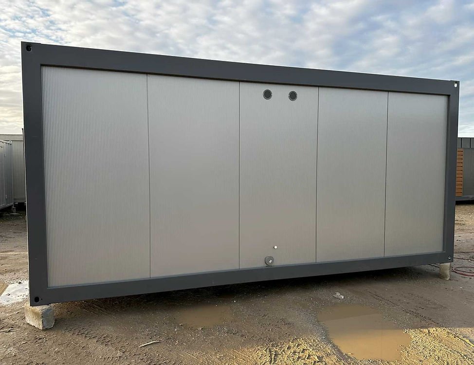 Container sanitario 3×6 – 6 docce, 2 lavandini, scaldabagno da 300 litri - Image 10