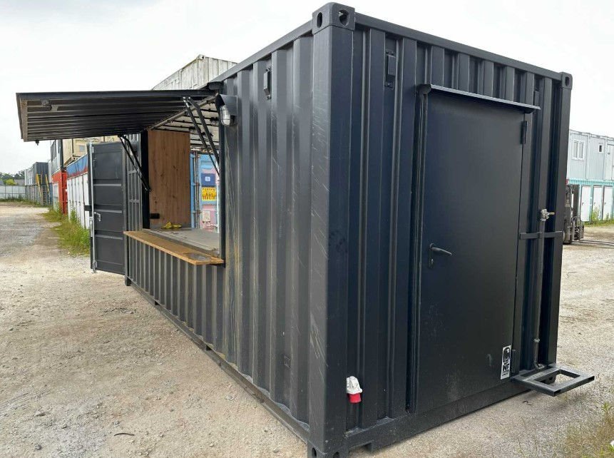 Container ristorante HC da 20 piedi – Disposizione unidirezionale Ideale per la ristorazione mobile o come chiosco di vendita. - Image 4