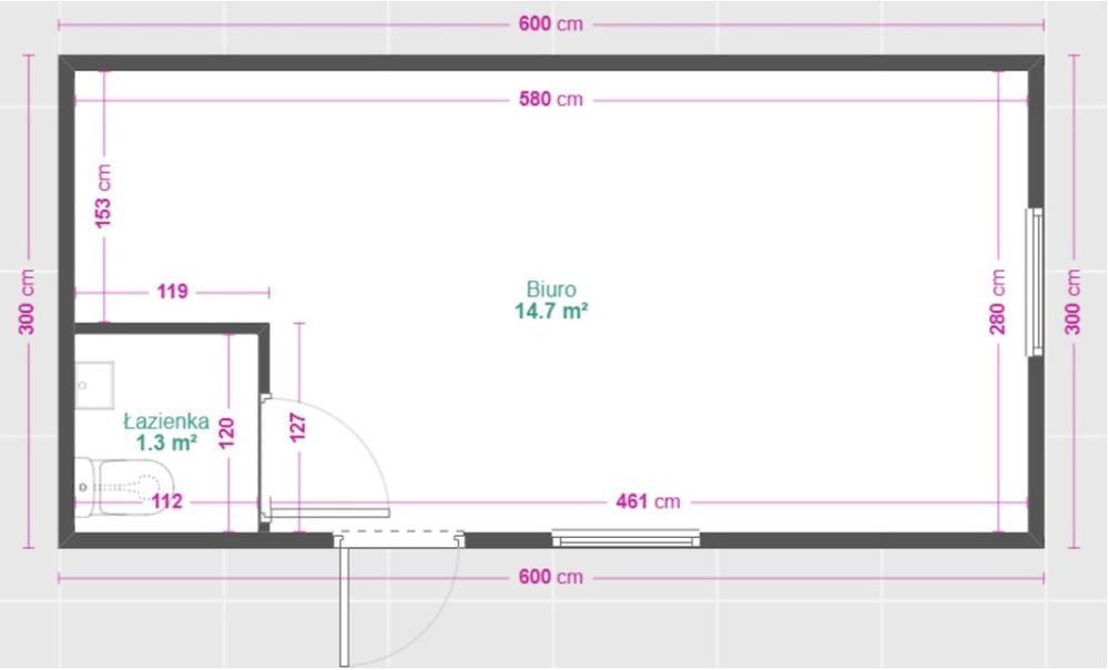Container ufficio da 18 m² con servizi igienici: comfort e isolamento ottimale - Image 3