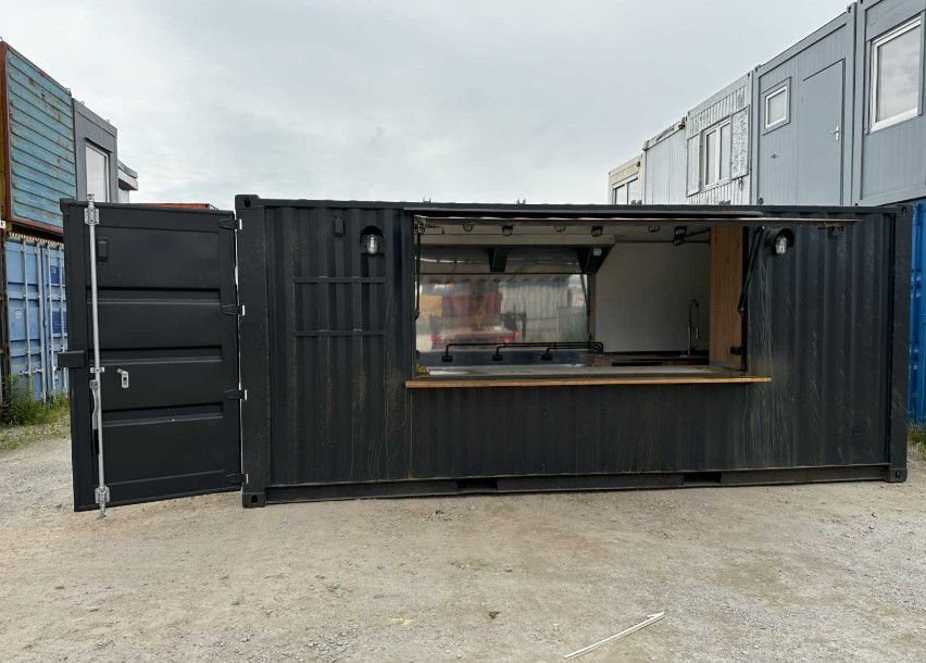 Container ristorante HC da 20 piedi – Disposizione unidirezionale Ideale per la ristorazione mobile o come chiosco di vendita. - Image 10