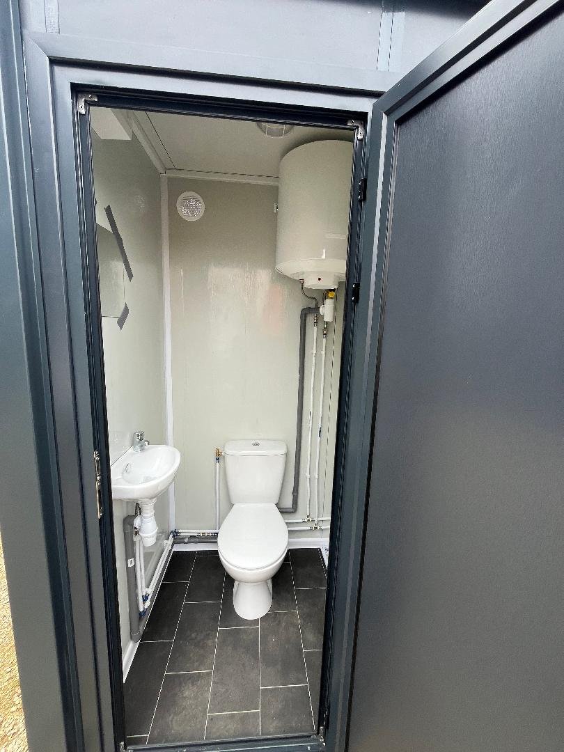 CONTENITORE SANITARIO WC + DOCCIA COLLEGABILE GRIGIO - Image 3