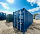 Container marittimo usato da 20 piedi blu